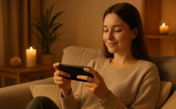 девушка телефон